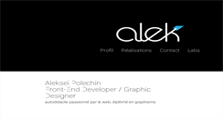 Desktop Screenshot of alek.be