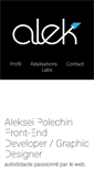 Mobile Screenshot of alek.be