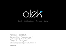 Tablet Screenshot of alek.be