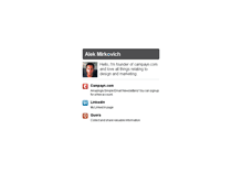 Tablet Screenshot of alek.com